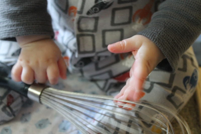 cute and peculiar banging on pots and pans